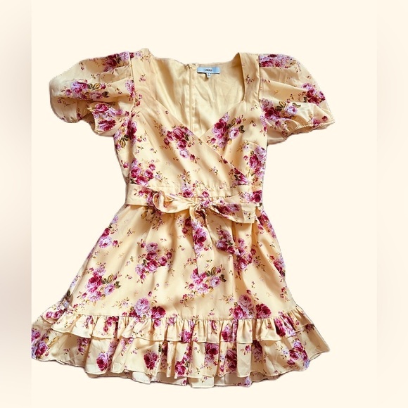 LIKELY Quinn Mini Dress Snapdragon Multi Color Floral Print. Size 8‎ - Picture 2 of 5